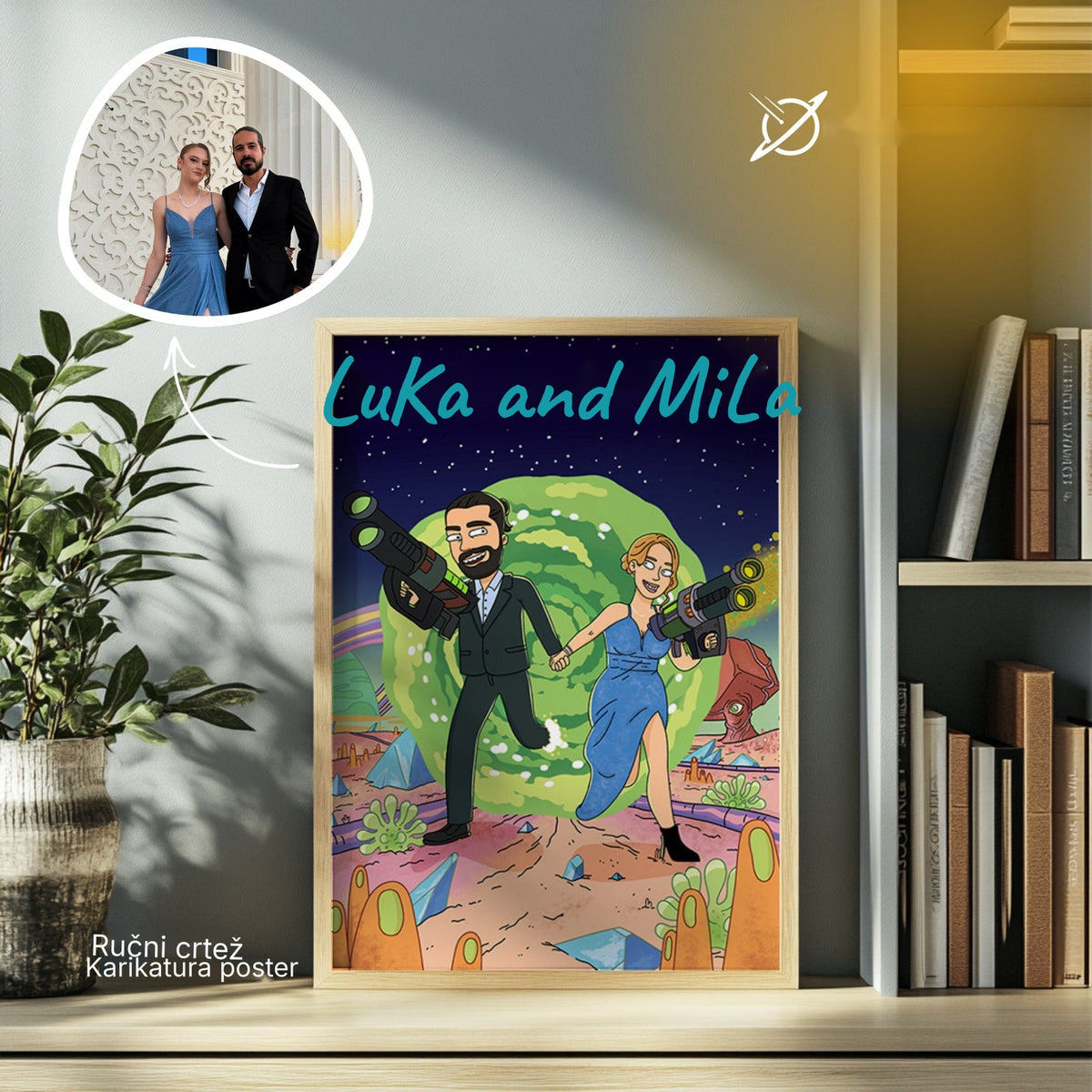 Rick and Morty tematski poster – fotografija 3