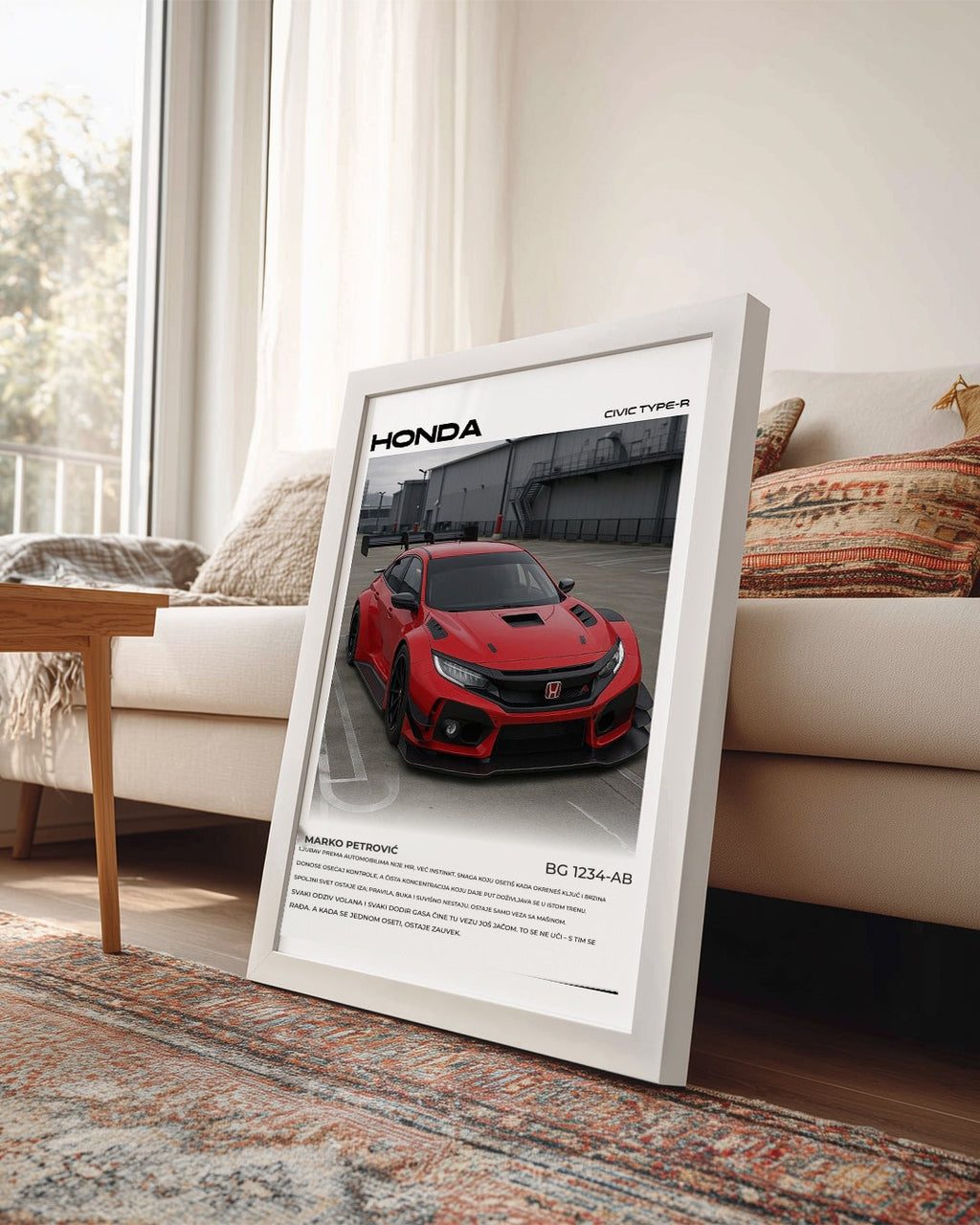Personalizovani poster automobila – fotografija 4