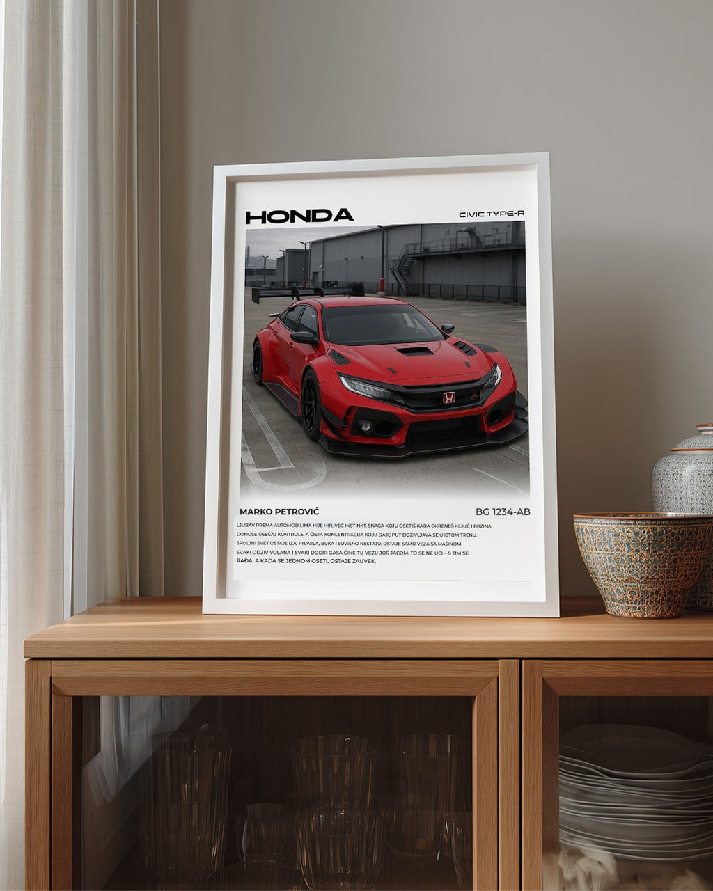 Personalizovani poster automobila – fotografija 5