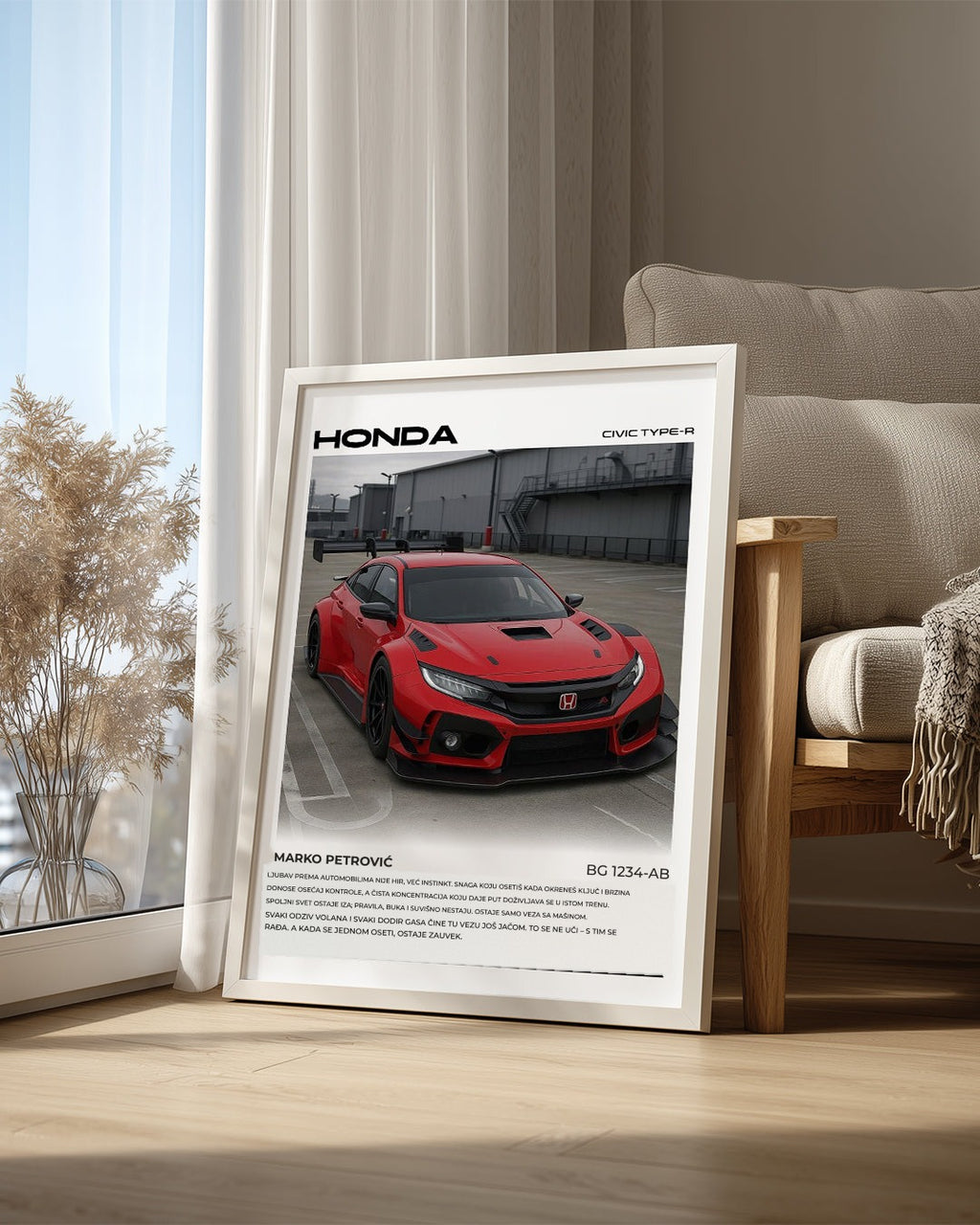 Personalizovani poster automobila – fotografija 6