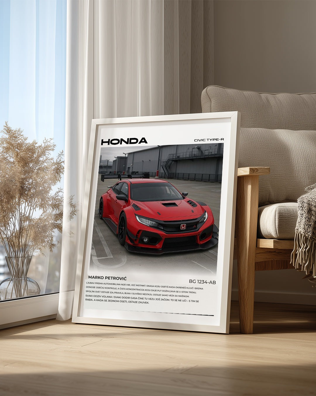 Personalizovani poster automobila – fotografija 6