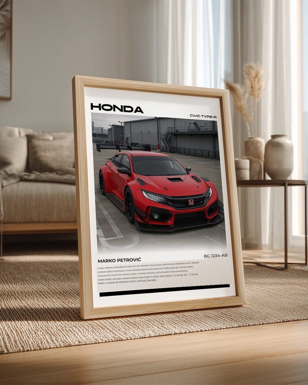 Personalizovani poster automobila – fotografija 7
