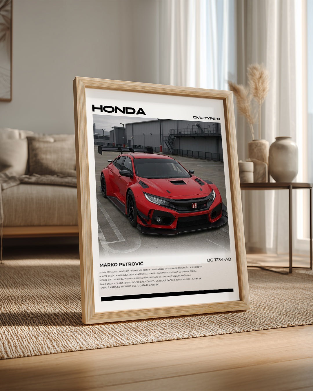 Personalizovani poster automobila – fotografija 7