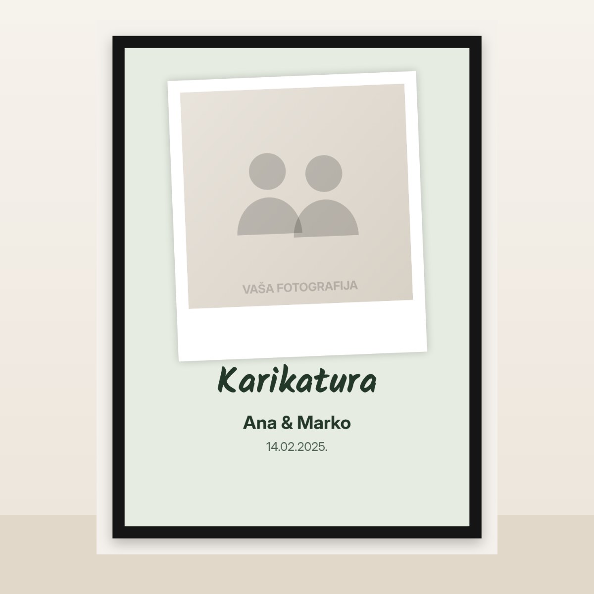 Karikatura – poster – primer dizajna