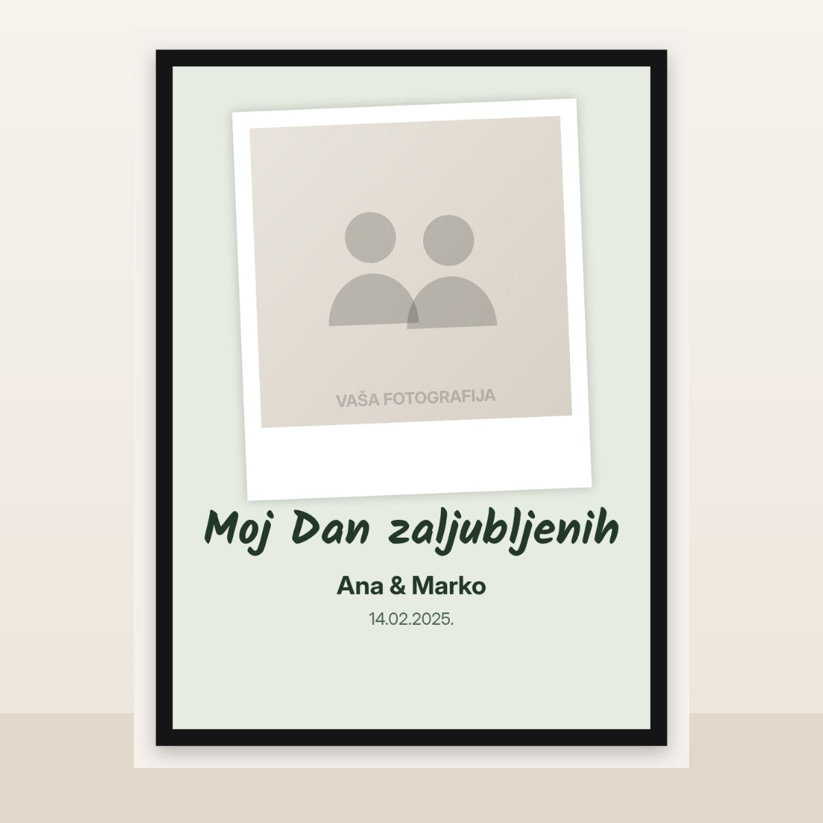 Moj Dan zaljubljenih – poster – primer dizajna
